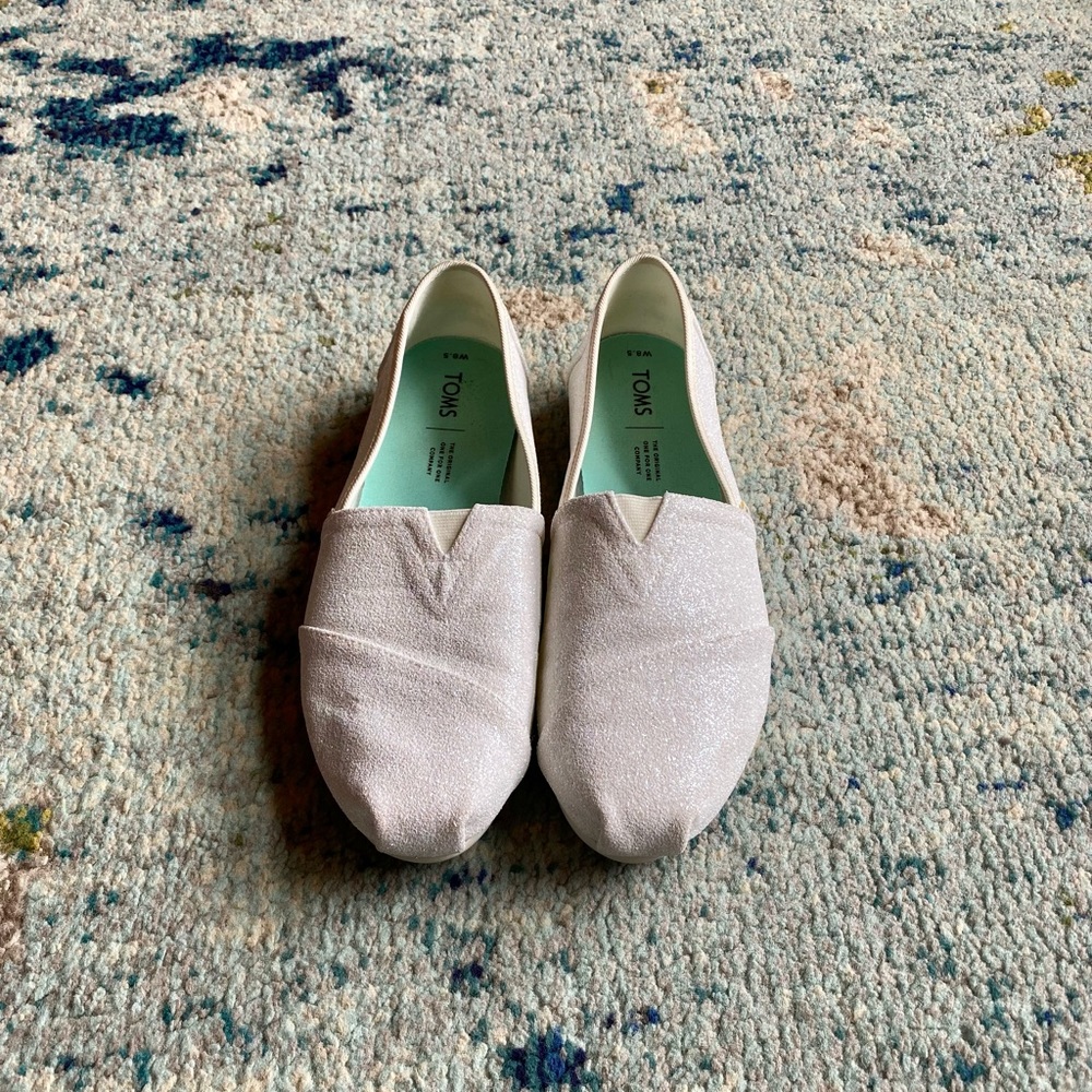 Glitter wedding Toms